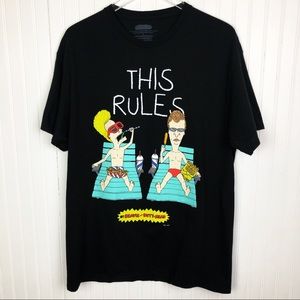 Beavis And Butt-Head Retro Graphic Tee Size L